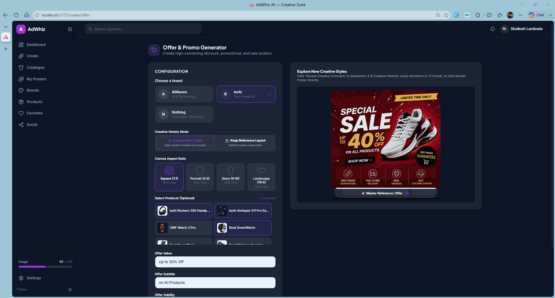 Credit Billing & Razorpay Integration