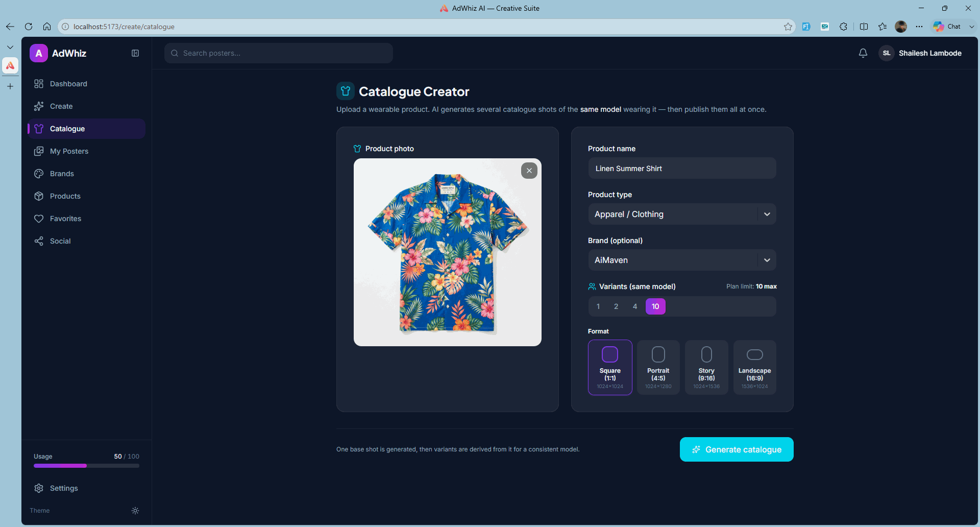 Automated Copywriter & Prompt Studio